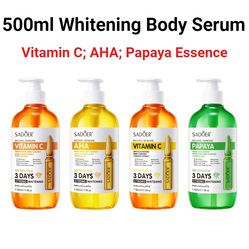 Silk Press Serum - سيروم تفتيح البشرة SADOER AHA سعة