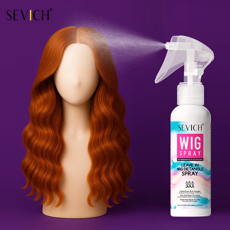 Hair Care Heat Protectant - بخاخ العناية بالشعر المستعار بدون شطف،