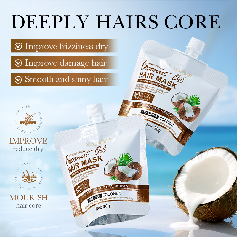 Hair Care Frizzy Hair - قناع الشعر السحري بالكيراتين لإصلاح الشعر