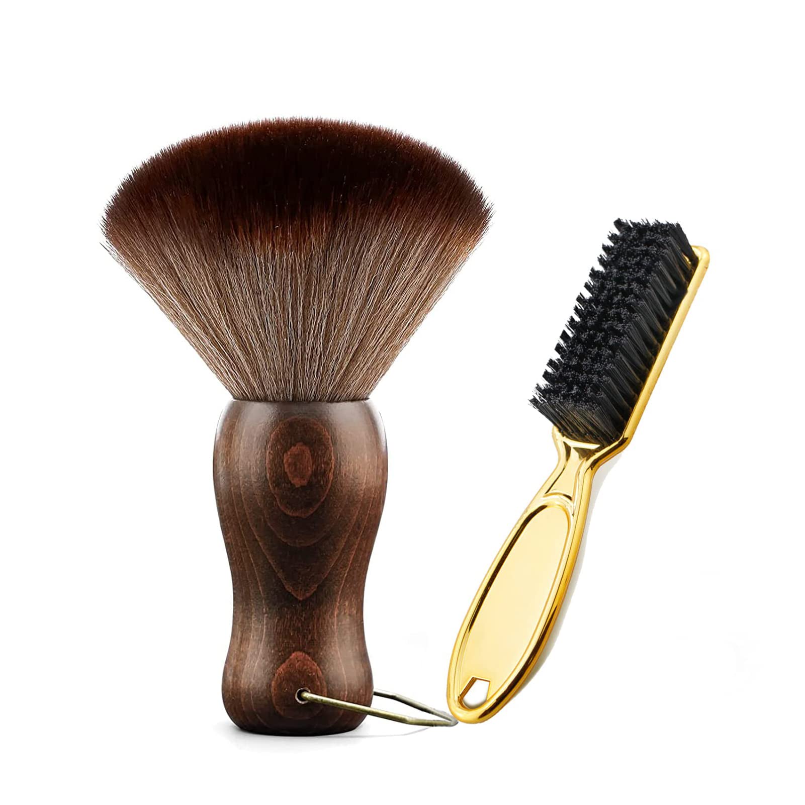 Hair Care Kit - 2 قطعة مجموعة فرشاة منفضة الرقبة