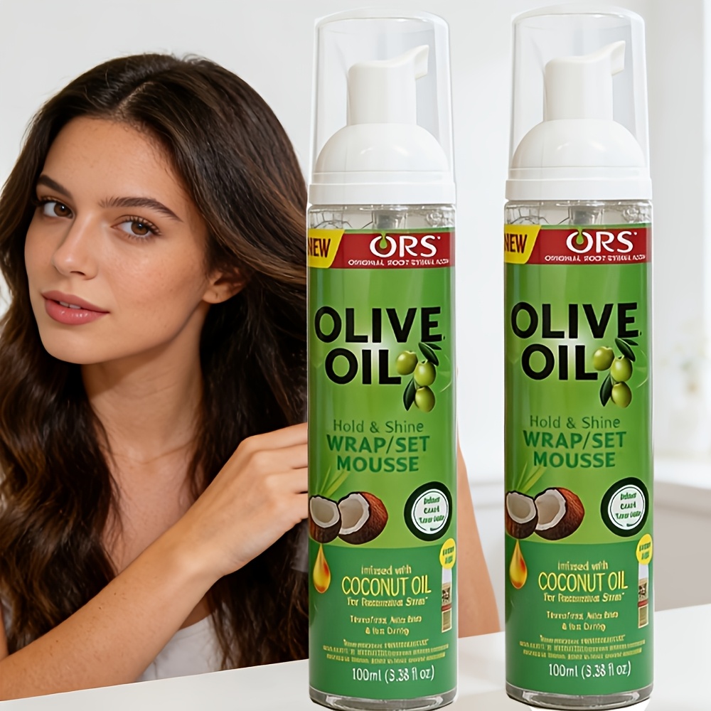 Hair Care Olive Oil - موس تصفيف وتجعيد الشعر، رغوة تثبيت