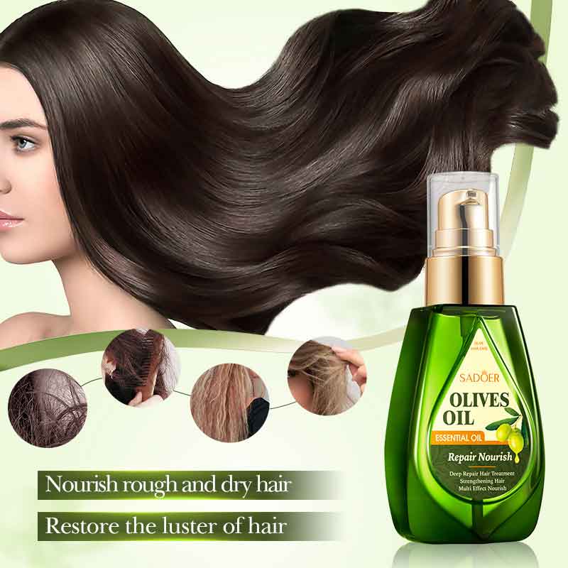 Hair Care Olive Oil - زيت الزيتون Qihuan اللامع للعناية بالشعر