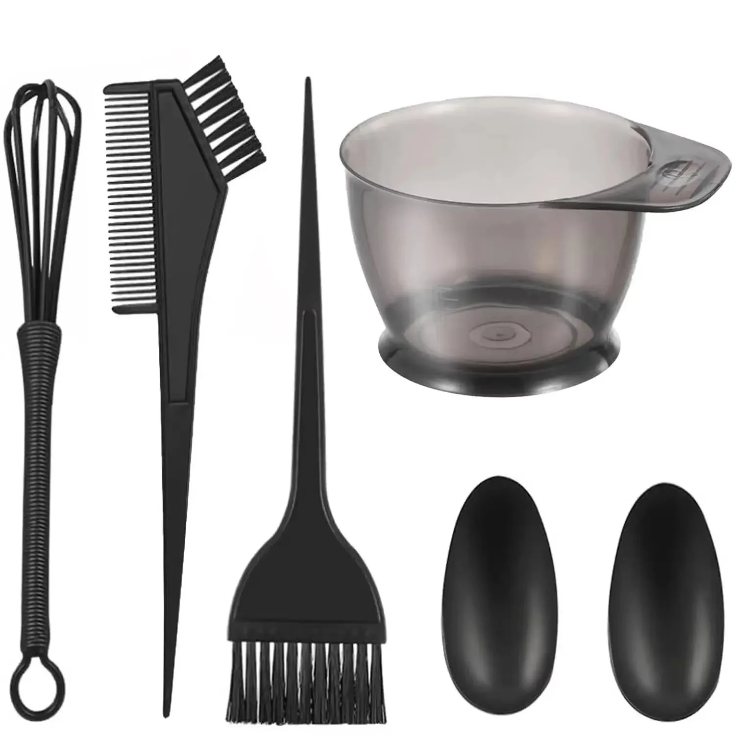 Hair Care Kit - طقم صبغ الشعر الاحترافي 6 قطع/مجموعة،