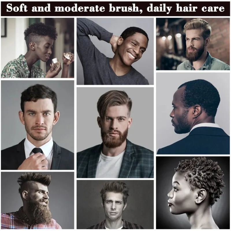 1 قطعة مقبض الخشب فرشاة شعر مج - مراجعة Hair Care Kit وسعره
