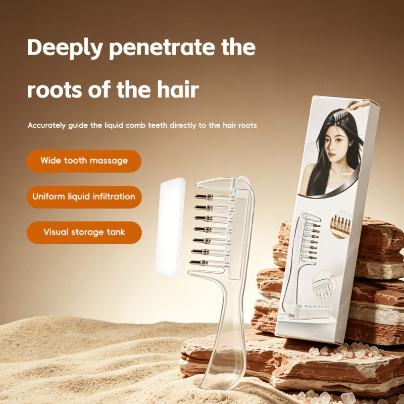 مشط شعر شفاف لتطبيق الزيوت الع - مراجعة Hair Care Products وسعره