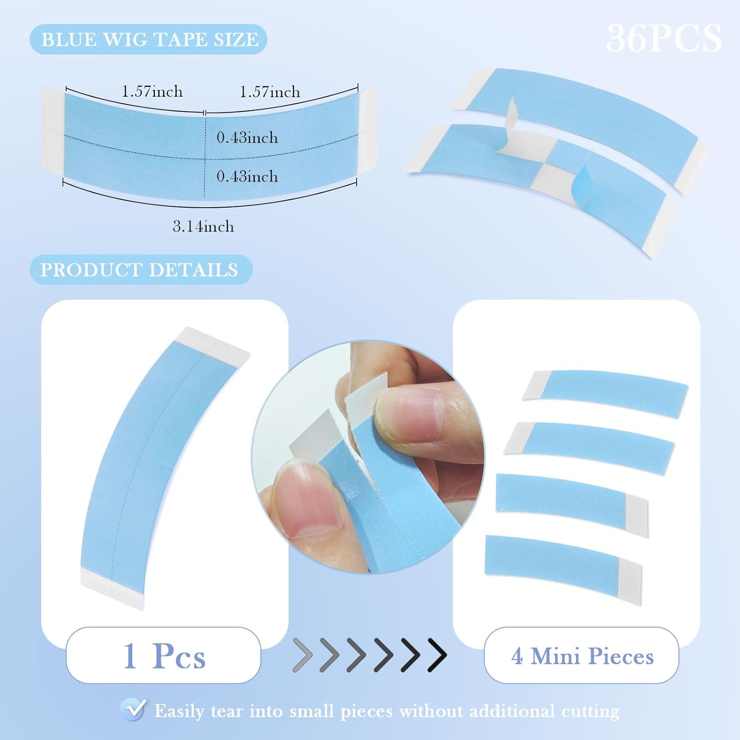 36 قطعة/الوحدة Supertape شريط  - مراجعة Hair Care Kit وسعره