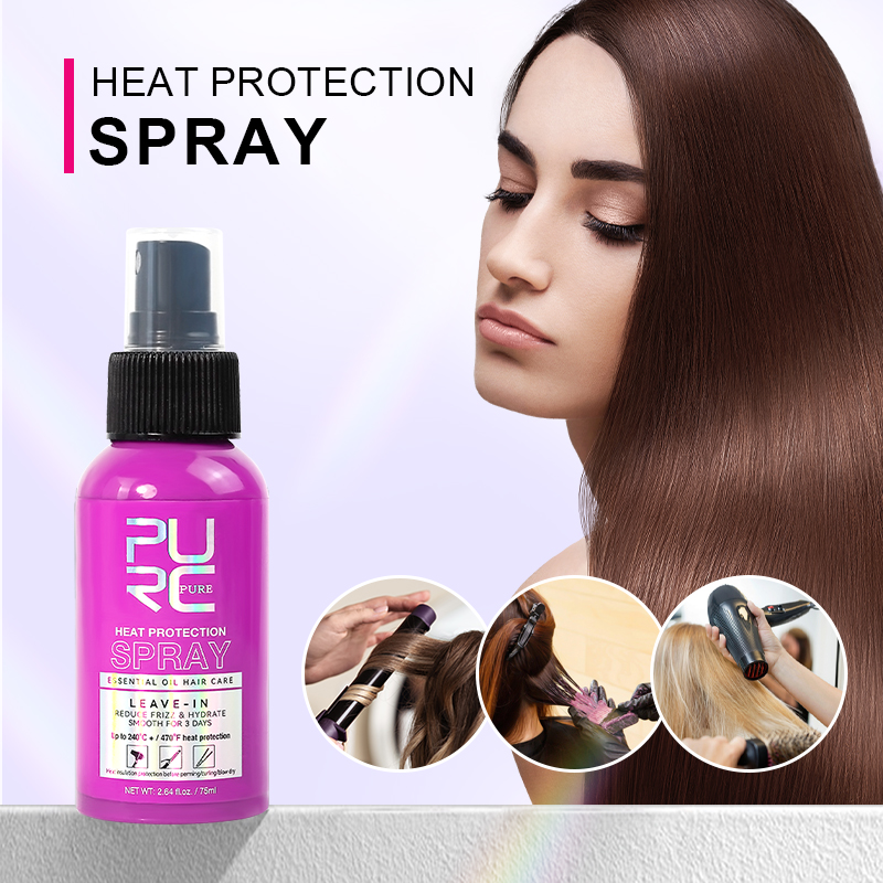 بخاخ PURC للحماية من الحرارة ب - مراجعة Hair Care Heat Protectant وسعره