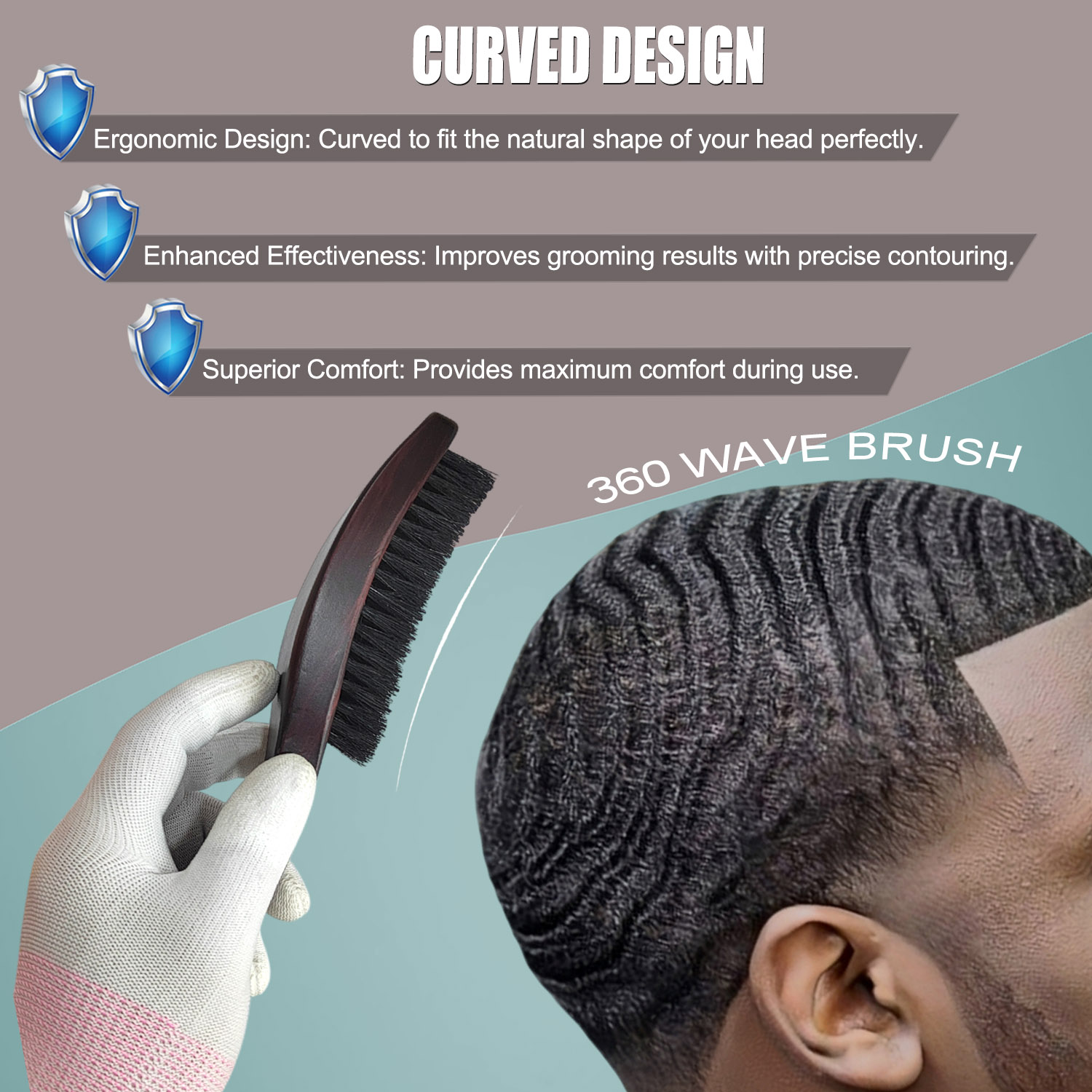 فرشاة شعر وذقن منحنية من جريسم - مراجعة Hair Care Products وسعره