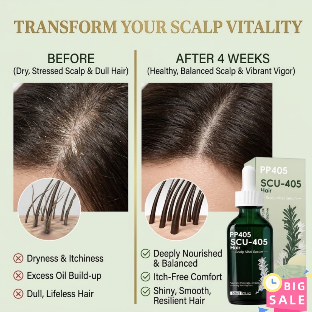 سيروم SCU-405 لنمو الشعر، زيت  - مراجعة Hair Care Frizzy Hair وسعره