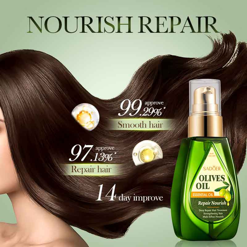 زيت الزيتون Qihuan اللامع للعن - مراجعة Hair Care Olive Oil وسعره