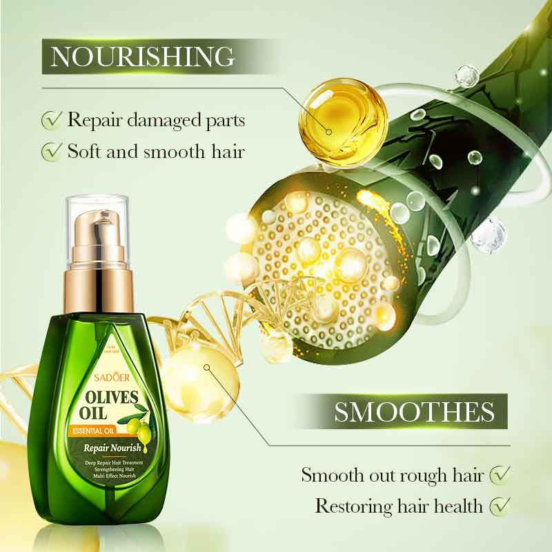 زيت الزيتون Qihuan اللامع للعن - مراجعة Hair Care Olive Oil وسعره