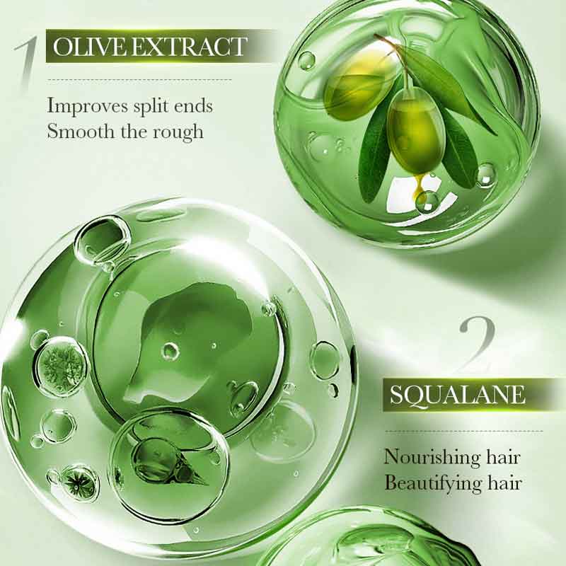زيت الزيتون Qihuan اللامع للعن - مراجعة Hair Care Olive Oil وسعره