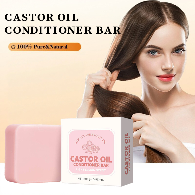 قالب صابون بلسم زيت الخروع، شا - مراجعة Hair Care Frizzy Hair وسعره